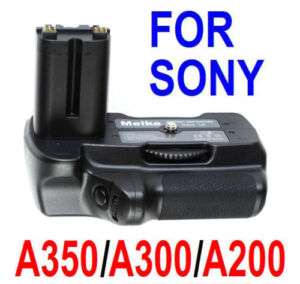 Vertical Battery Grip for Sony Alpha A200 A300 A350 SLR  