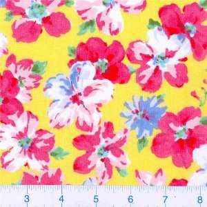  54 Wide Eloise Yellow Fabric By The Yard Arts, Crafts 