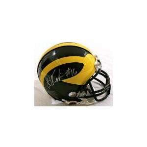  Signed Denard Robinson Mini Helmet   GAI   Autographed 