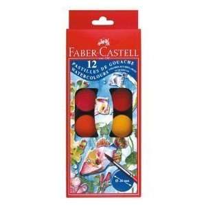    Faber castell 12 Deckfarben Watercolours Arts, Crafts & Sewing