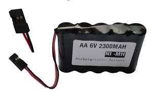 6V 2300mAh Ni MH AA Rechargerable Receiver Battery Pack  