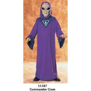    Alien Costume M 8 10 with glow in the dark Mask: Toys & Games
