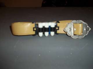 Vintage 1960s Cowboy Western Toy Gun Small Holster Belt  
