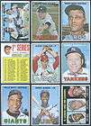 1963 TOPPS PEEL OFF STICKERS ASSORTED LOT 33 VG INC CLEMENTE AARON 