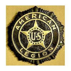  Mayer Mill Brass American Legion Trailer Hitch Cover 