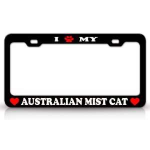  I PAW MY AUSTRALIAN MIST Cat Pet Animal High Quality STEEL 