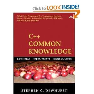   Intermediate Programming [Paperback] Stephen C. Dewhurst Books