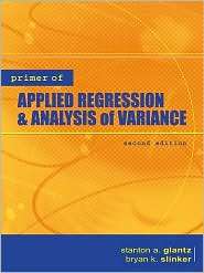 Primer of Applied Regression & Analysis of Variance, (0071360867 