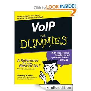 VoIP For Dummies (For Dummies (Computers)) Timothy V. Kelly  