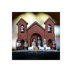  Ceramic nativity scene, Mountain Church Home & Kitchen