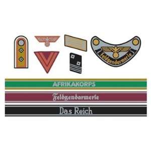    1/35 WWII German Military Insignia Decal Set 2 Toys & Games