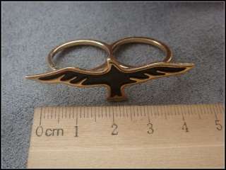 Wanna fly new eagle bird two finger double ring  