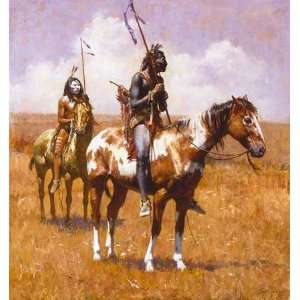   Terpning   Coup Sticks and War Paint Canvas Giclee