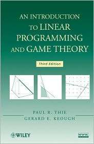 An Introduction to Linear Programming and Game Theory, (0470232862 