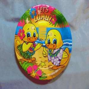  New   Luau Ducky Dinner Plates Case Pack 7 by DDI: Home 