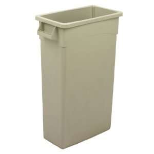  Continental H8322BE Plastic 23 Gallon Wall Hugger Waste 