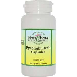Alternative Health & Herbs Remedies Eyebright Herb Capsules, 90 Count 