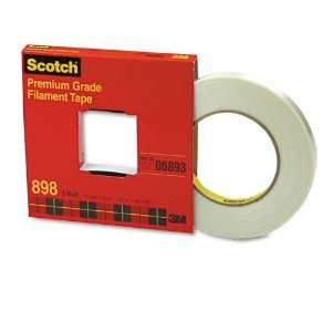  Scotch® Premium Grade Filament Tape, 1/2 x 60 Yards, 3 