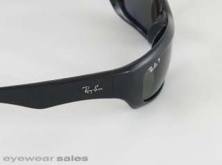 RAY BAN Sunglasses Black, Polarized Green RB4160 601/58 NEW  
