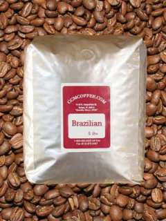 This is for 5 lbs. of our fresh American roasted Brazilian coffee 