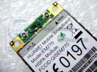 HuaWei EM770 3G WWAN Card HSDPA HSDP EDGE UMTS Module  