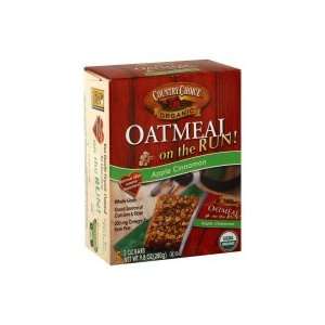 Country Choice Organic On The Run! Oatmeal Bars, Apple Cinnamon, 9.8 