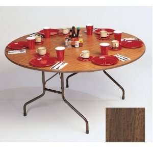   Correll Premium Fixed Height Round Folding Table: Furniture & Decor