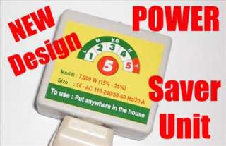 Electricity Power Energy Saver Green Eco box adaptor Save Money 