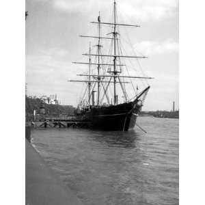  Robert F. Scott Expedition Ship Discovery Moored in Thames 