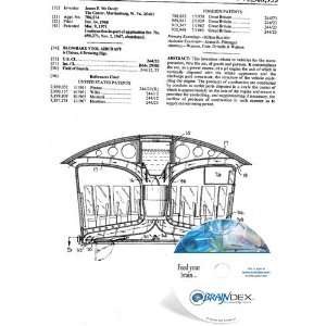  NEW Patent CD for BLOWHARD VTOL AIRCRAFT 