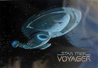 Star Trek Voyager Poster  German Import  34x24 Rolled  Excellent 