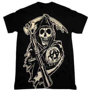 Sons Of Anarchy Grim Reaper Logo TV Show T Shirt Tee  