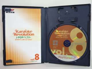   game title karaoke revolution j pop 8 model sony play station 2 ntsc j