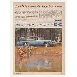  1962 Chevy Impala 6 Passenger Station Wagon Fishing Print 