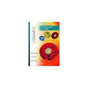    PressIt A4 Multicolour CD Label (50): Computers & Accessories