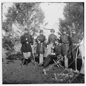   War Reprint Officers of 1st New York Light Artillery