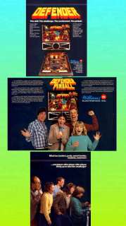 Defender 1980 Williams Arcade Advertising Flyer  