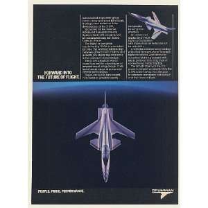   Grumman X 29A Experimental Aircraft Print Ad (49003)
