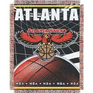    Atlanta Hawks Throw   Triple Woven Jacquard: Sports & Outdoors