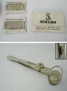 WW2 1941 GERMAN BIG MEDICAL SURGICAL TOOLS SET AESCULAP  
