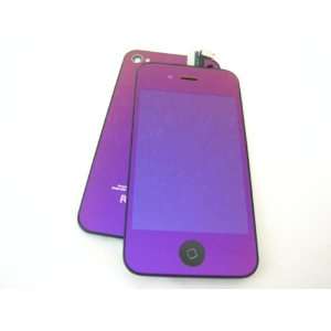  Apple iPhone 4 S 4S 4GS ~ Violet / Purple Mirror Full LCD 