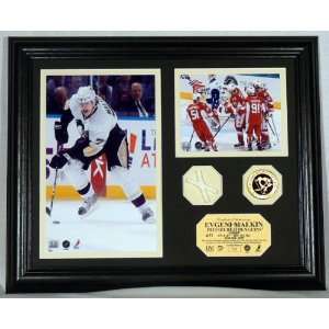  Evgeny Malkin 2008 All Star Game Used Net and 24KT Gold 