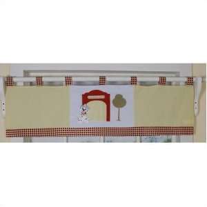   Window Valance For Boutique Fire Truck 13 PCS Crib Bedding Set: Baby