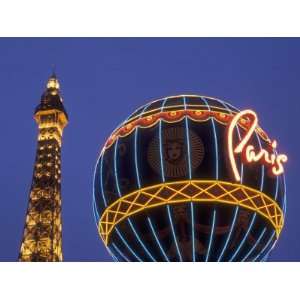  and Balloon at the Paris Hotel and Casino, Las Vegas, Nevada, USA 