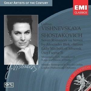 22. Galina Vishnevskaya Sings Shostakovich & Mussorgsky by Dmitry 