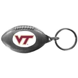  Set of 2 Virginia Tech Hokies Football Key Tag   NCAA College 