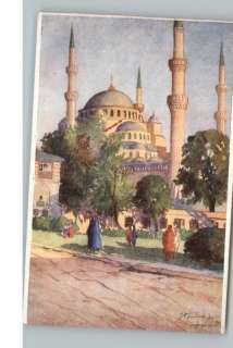 CONSTANTINOPLE TURKEY Mosquee du Sultan Ahmed c1910 PC  