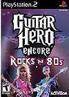 PLAYSTATION PS2 GAME GUITAR HERO ENCORE ROCKS 80S *NEW