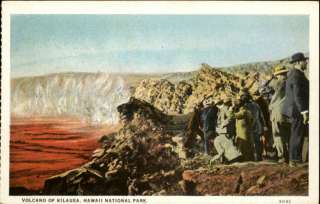 HAWAII NATIONAL PARK Volcano of Kilauea Old Postcard  