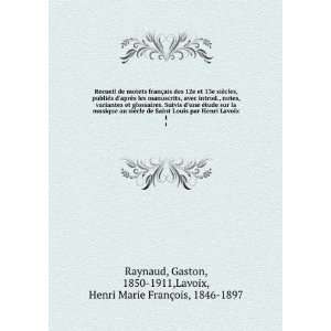   , 1850 1911,Lavoix, Henri Marie FranÃ§ois, 1846 1897 Raynaud Books